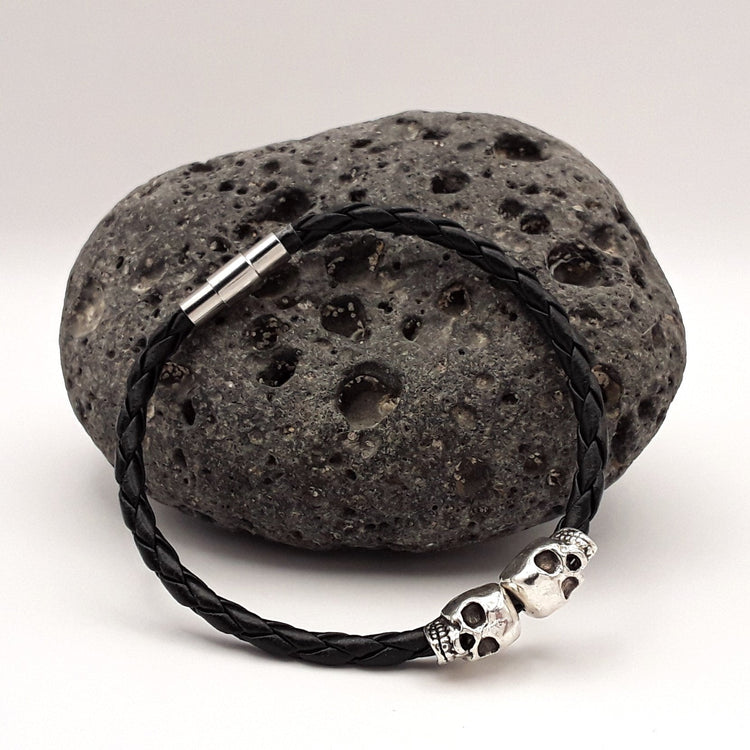 Armband Set grau aus Naturstein Kategoriefoto