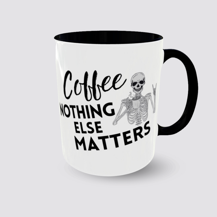 Kaffeebecher mit Aufschrift Nothing Else Matters Kategorie
