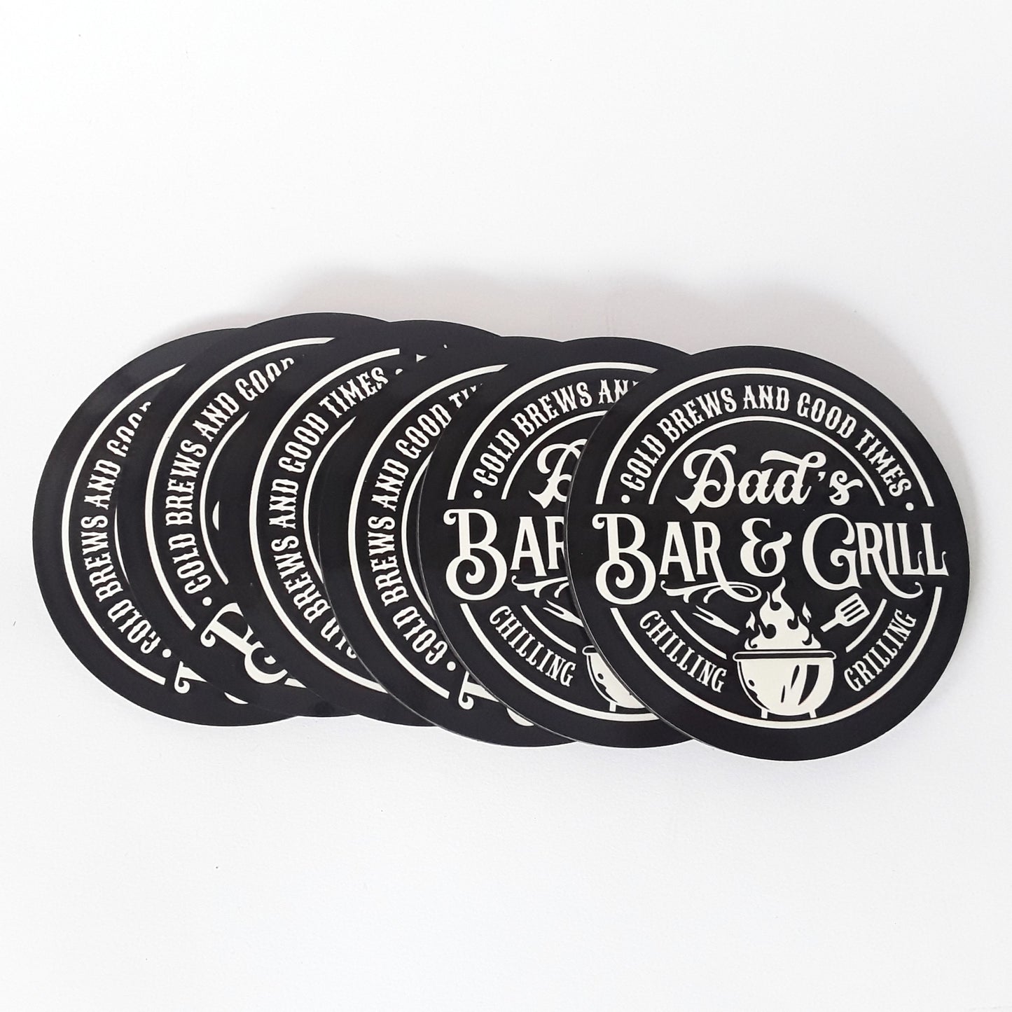 Untersetzer Dad`s Bar und Grill in Reihe Produktfoto