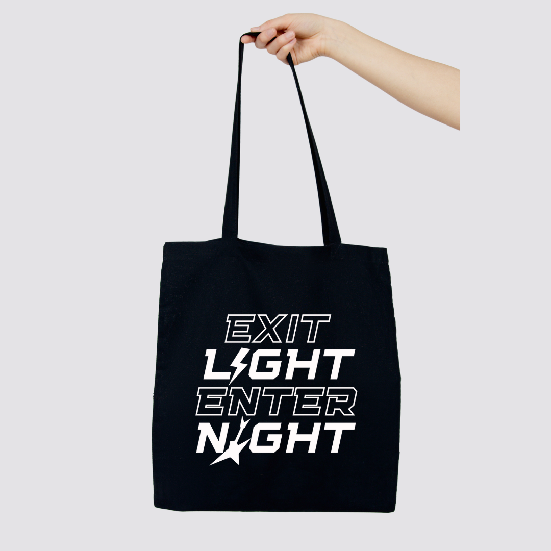 EXIT LIGHT Tragetasche Beutel schwarz