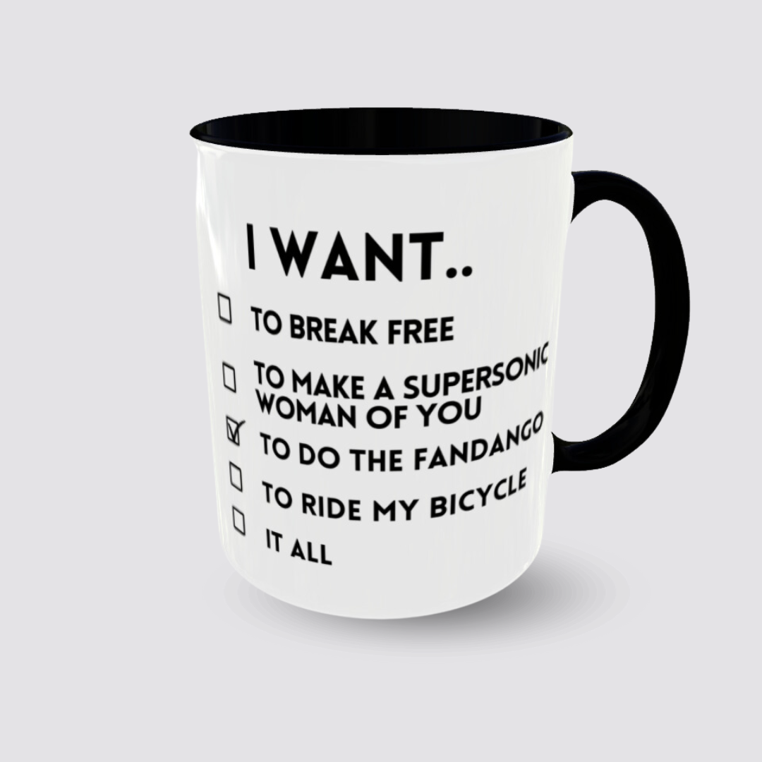 Tasse Fandango Henkel rechts Produktabbildung