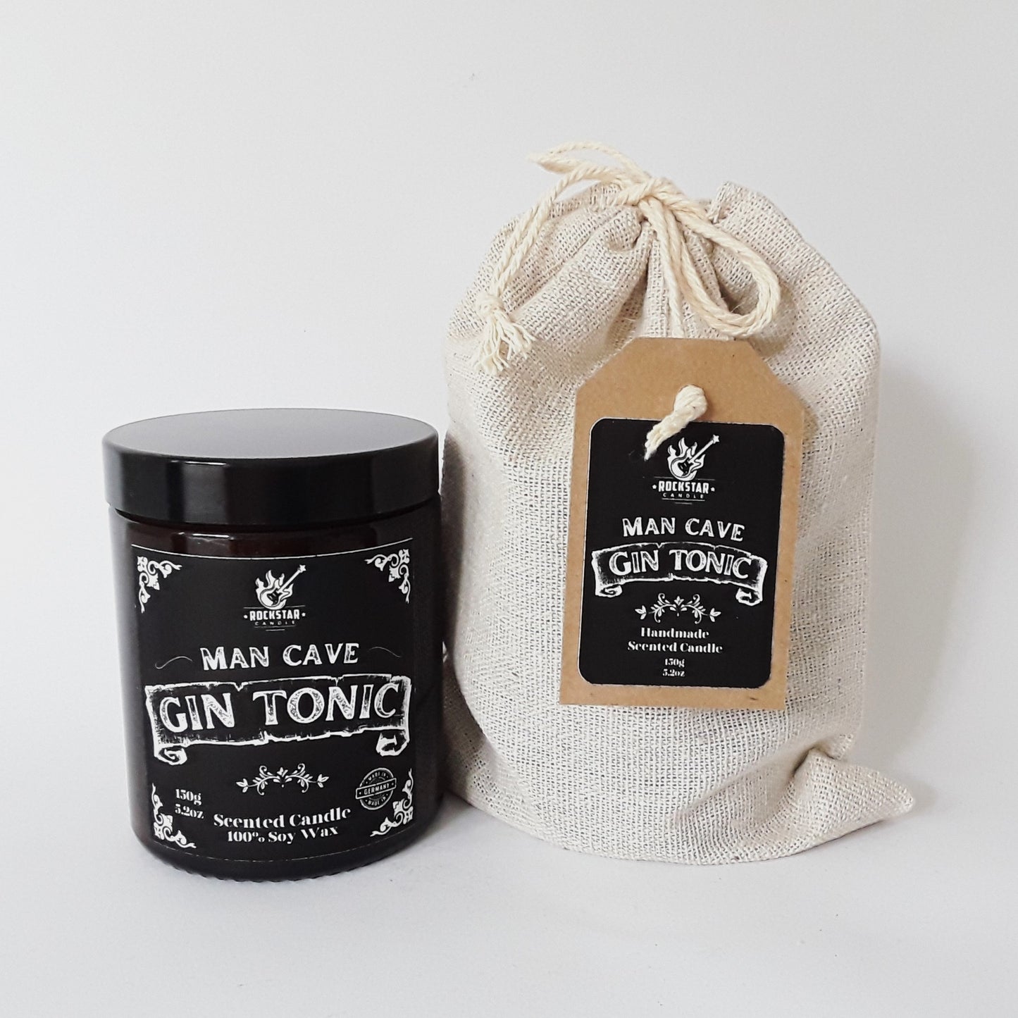 Kerze Gin Tonic mit Verpackung