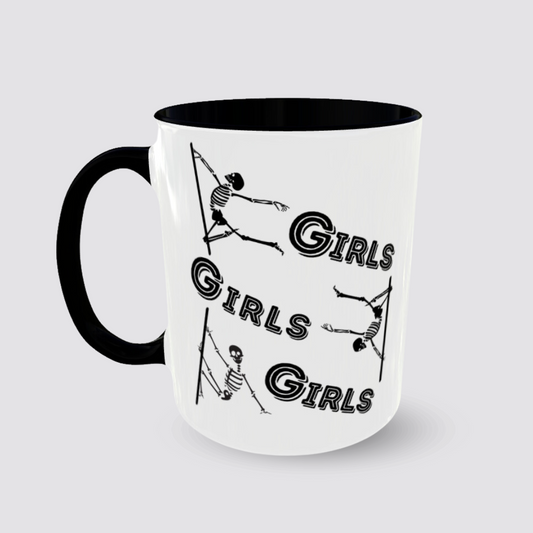 Tasse Girls, girls, girls Henkel links