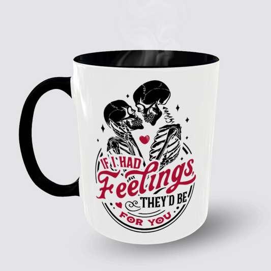 Tasse If I had Feelings Henkel links