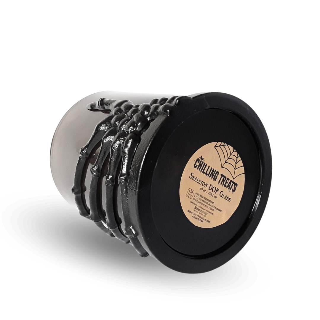 Kerzenhalter Selett Hand liegend Etikett Boden