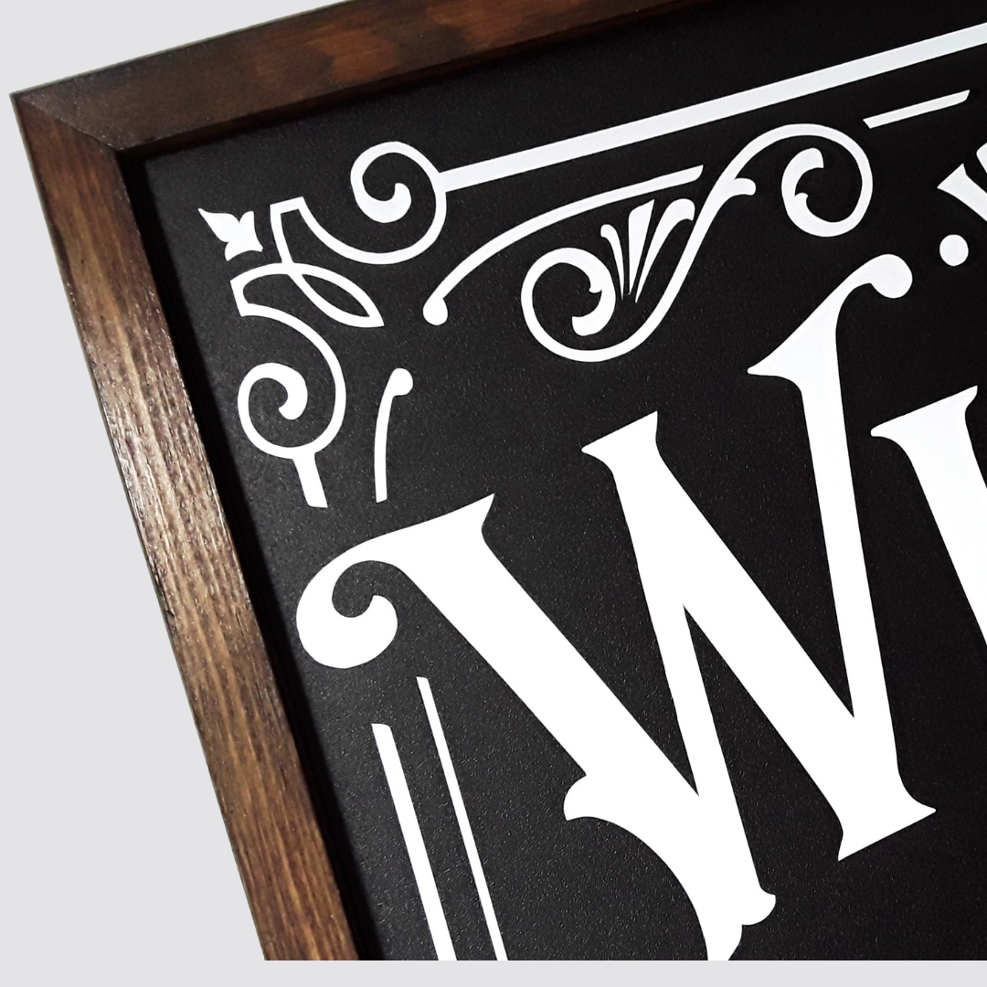 WHISKEY BAR Dekoschild Männerhöhle Dekoration