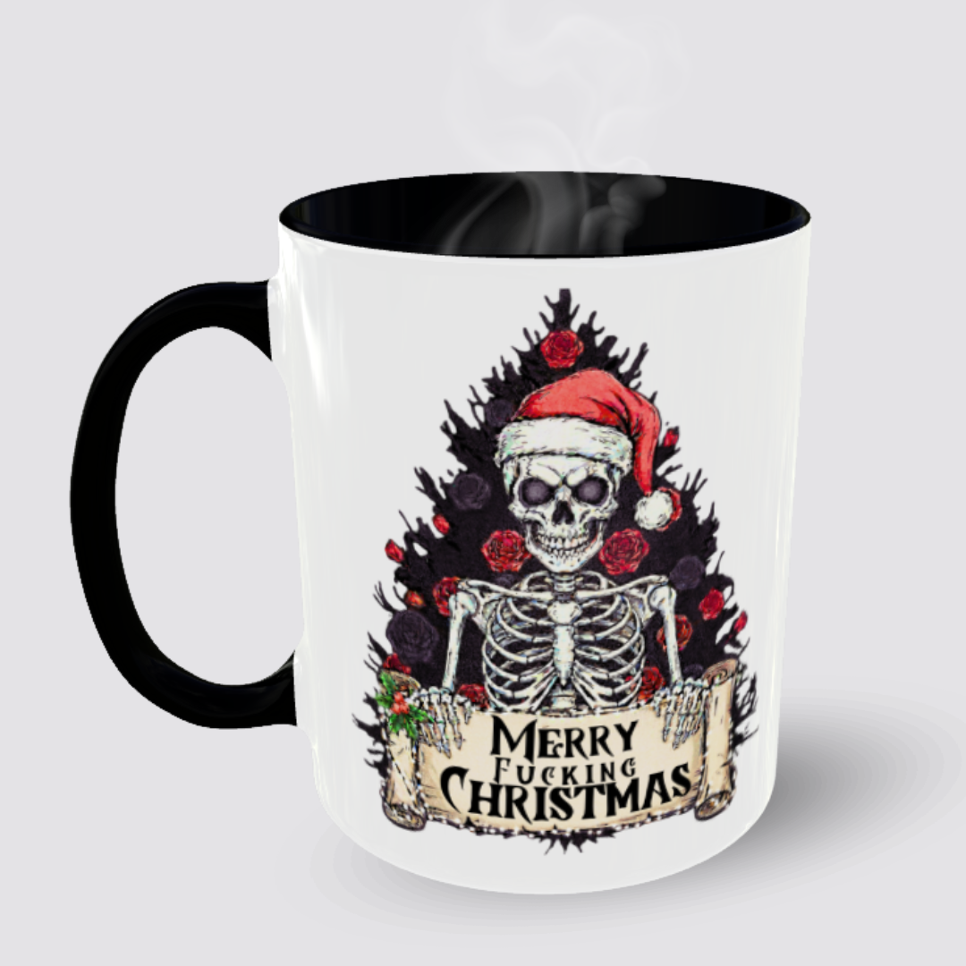 Tasse Merry Fucking Christmas links Produktfoto