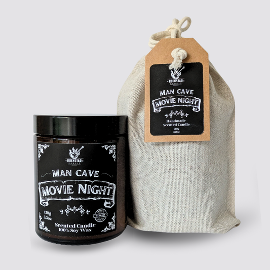 Man Cave MOVIE NIGHT Duftkerze für Männer