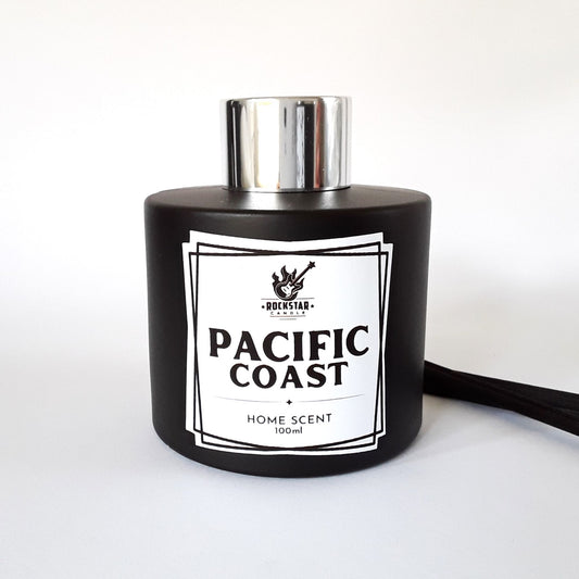 Reed Diffuser Pacific Coast schwarz mit Faserstäbchen Detailfoto