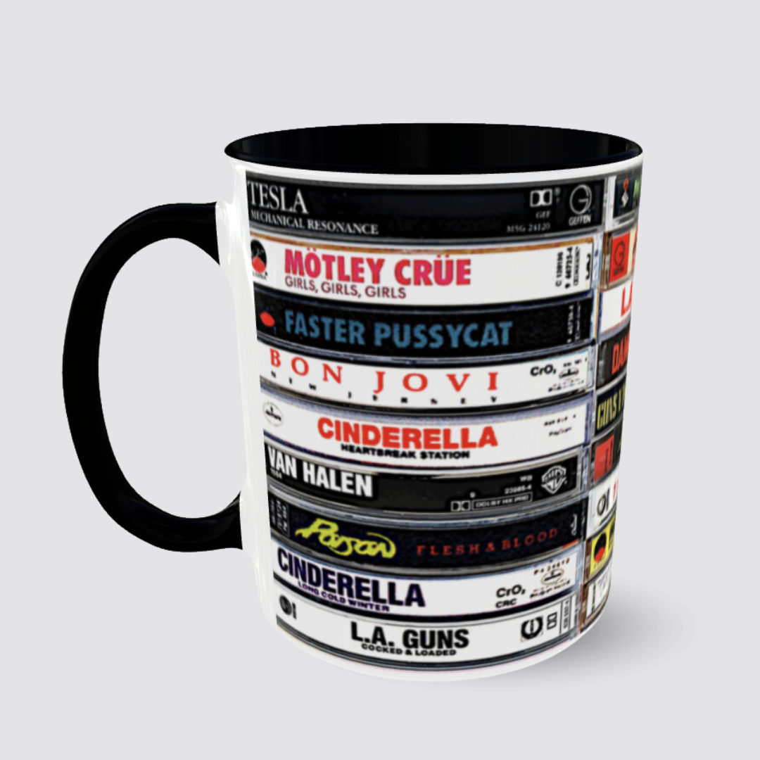 Tasse Rock Tapes Henkel links Produktfoto