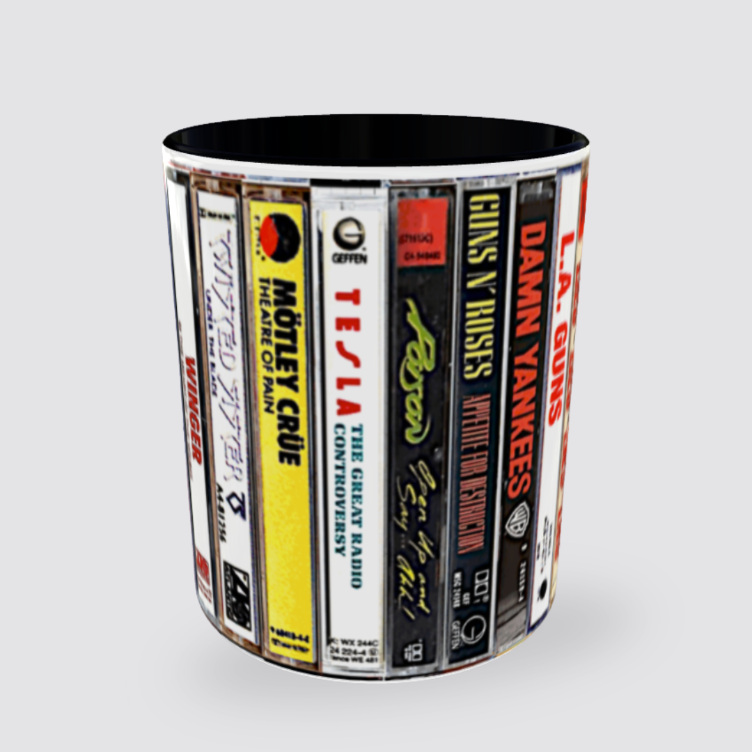 Tasse 80ies Rock Tapes mitte Produktabbildung