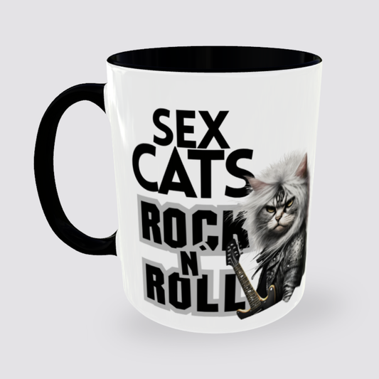Tasse Sex Cats and Rock n` Roll Henkel links