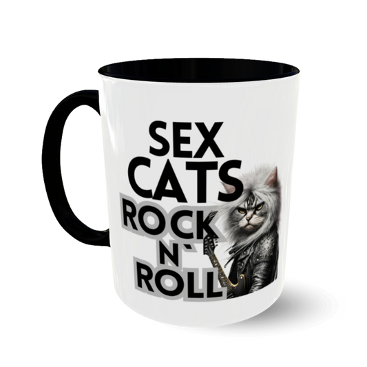 Tasse Sex Cats and Rock n` Roll Henkel links