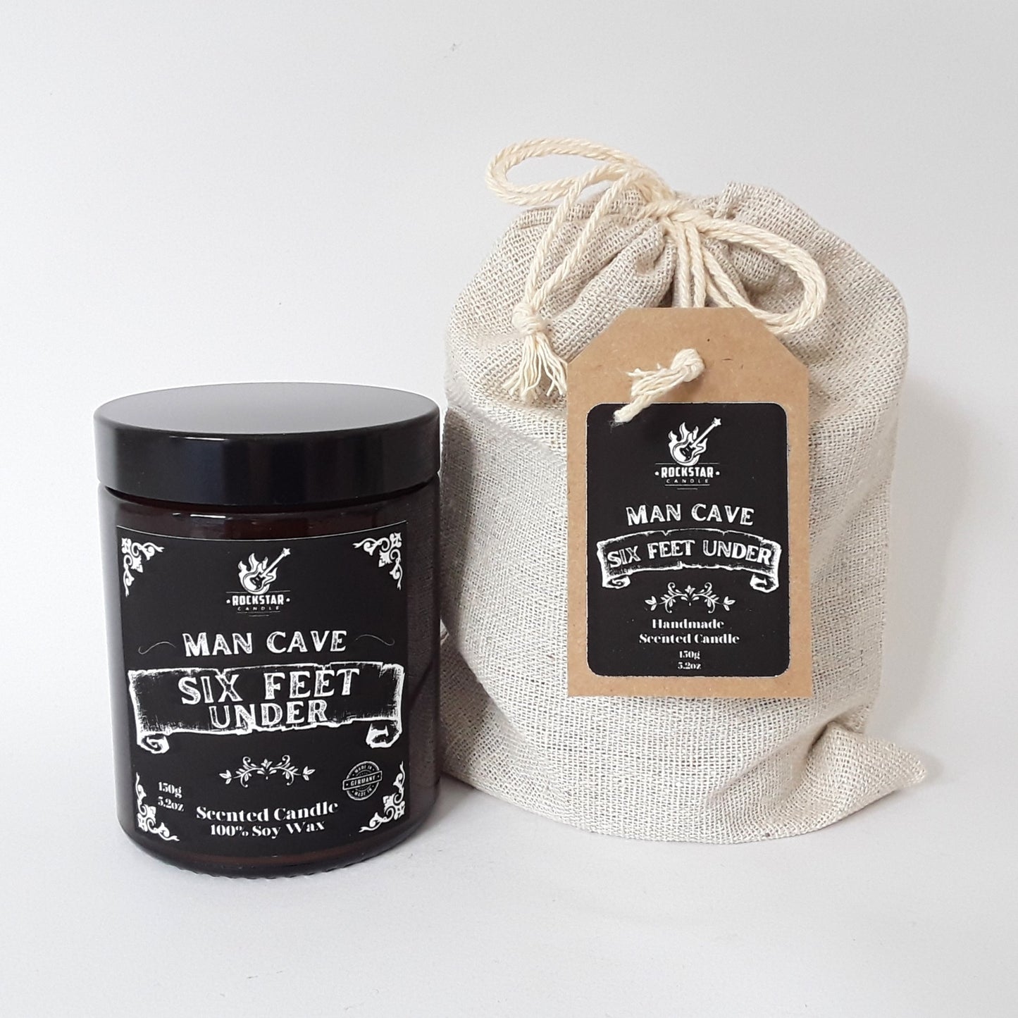 Kerze Six feet under mit Verpackung Produktfoto