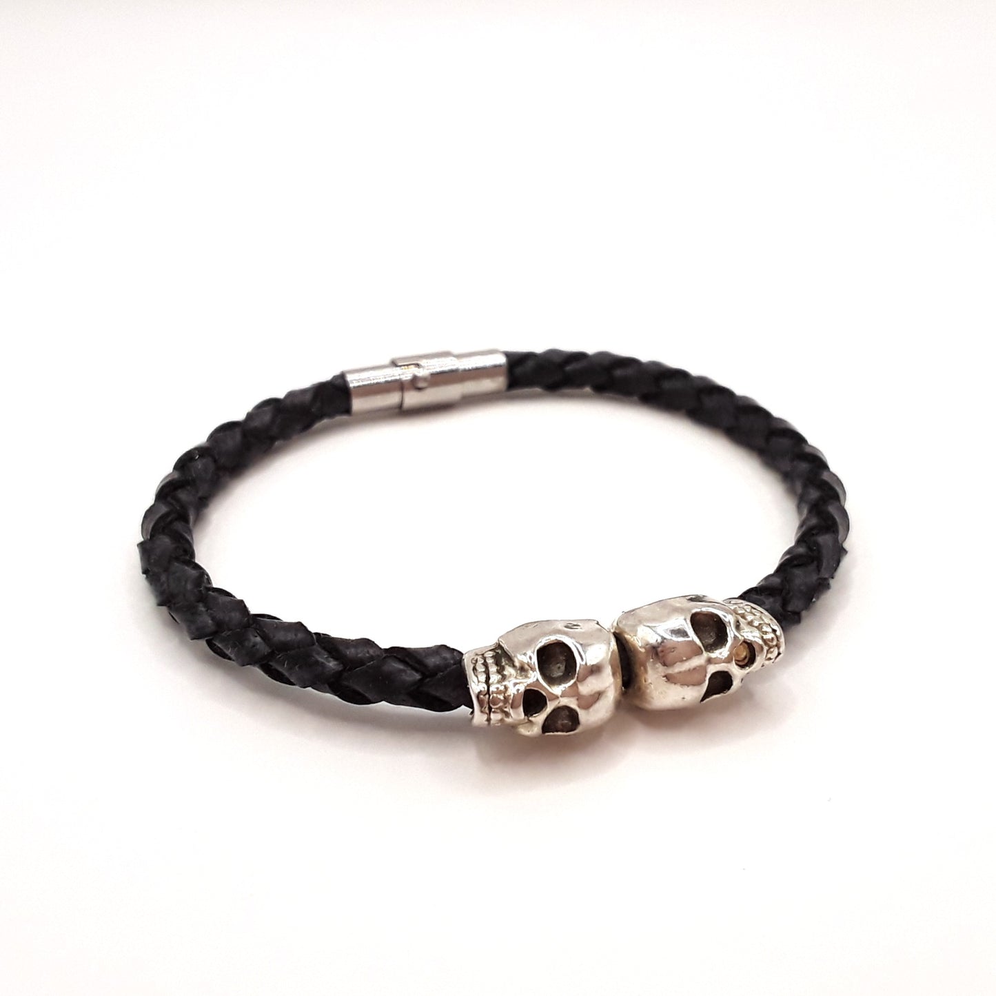 Armband Schädel silber Produktfoto