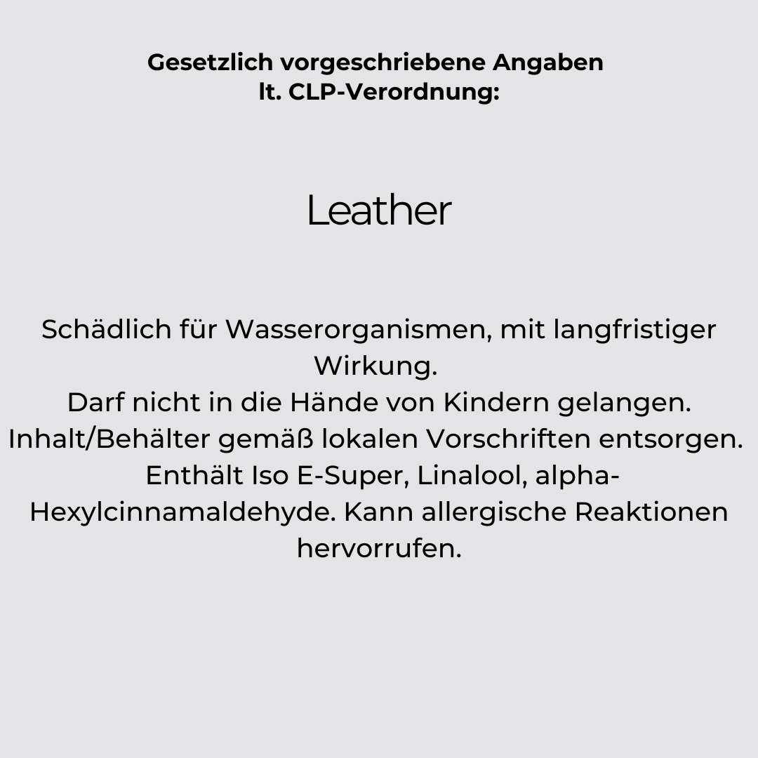 Man Cave LEATHER Leder Duftkerze für Männer