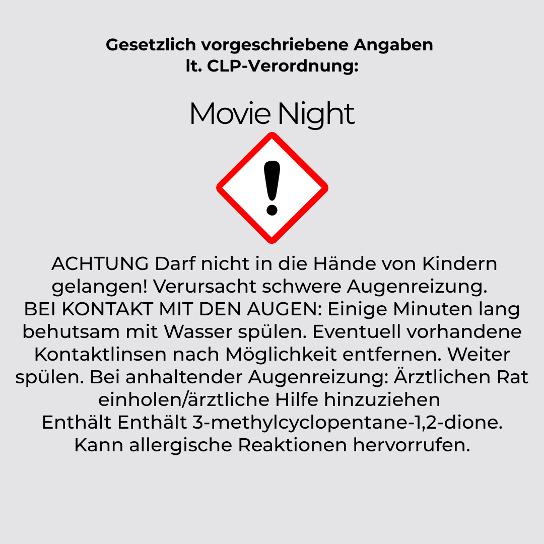 Man Cave MOVIE NIGHT Duftkerze für Männer