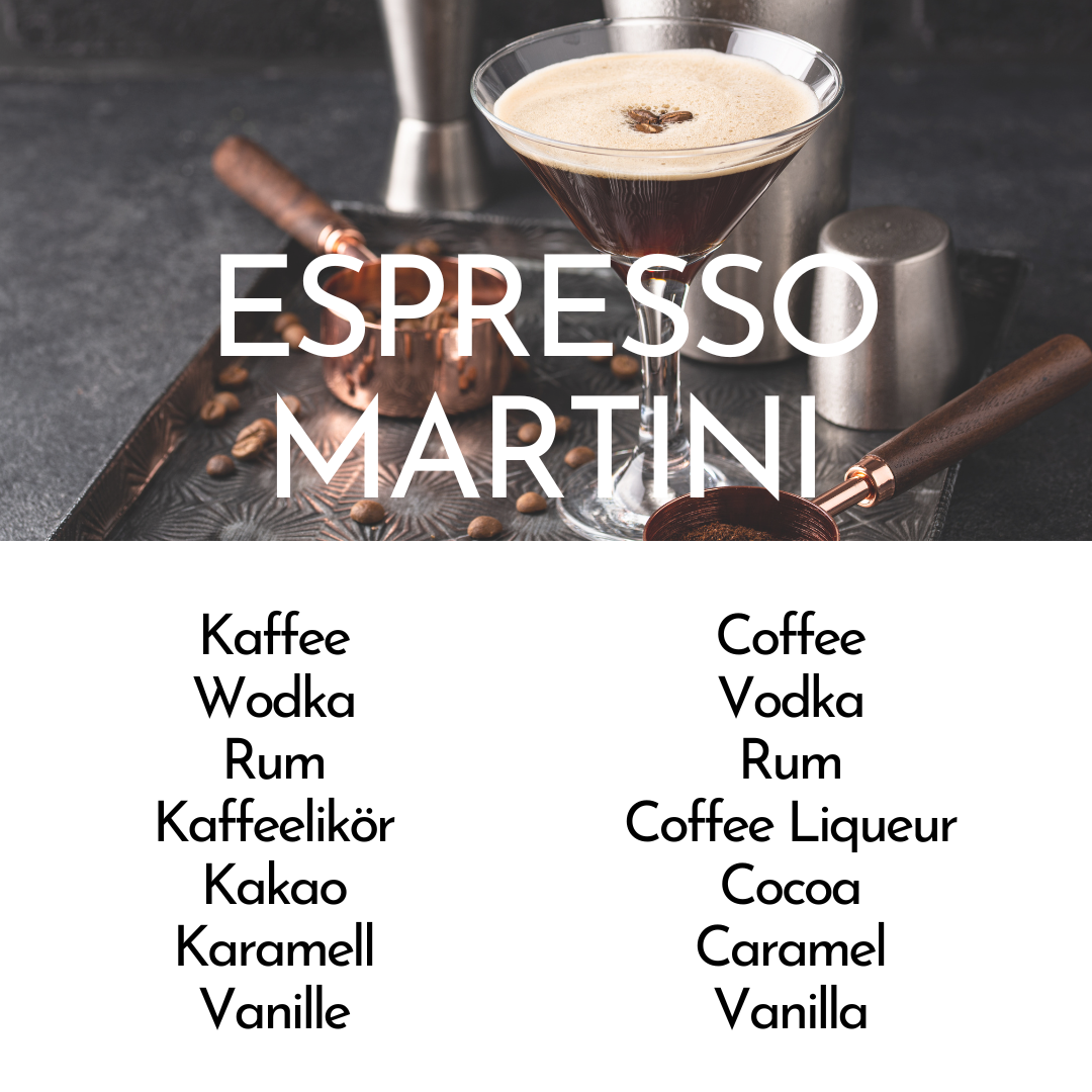 Duftbeschreibung Espresso Martini Kerze silber Schädel
