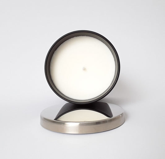 Sojawachs Duftkerze Detailabbildung von oben Master of Puppets