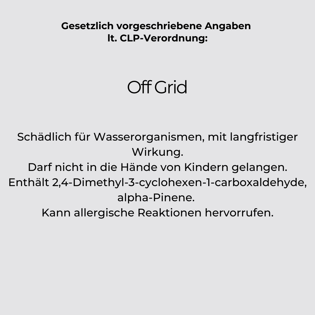 Man Cave OFF GRID Duftkerze für Männer