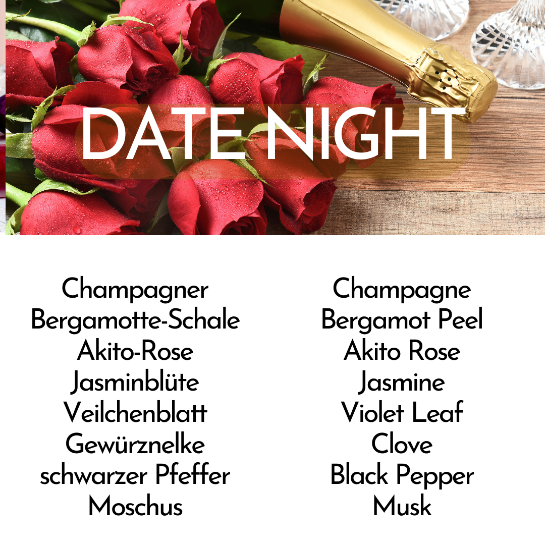 Duftbeschreibung Date Night Kerze All you need is love