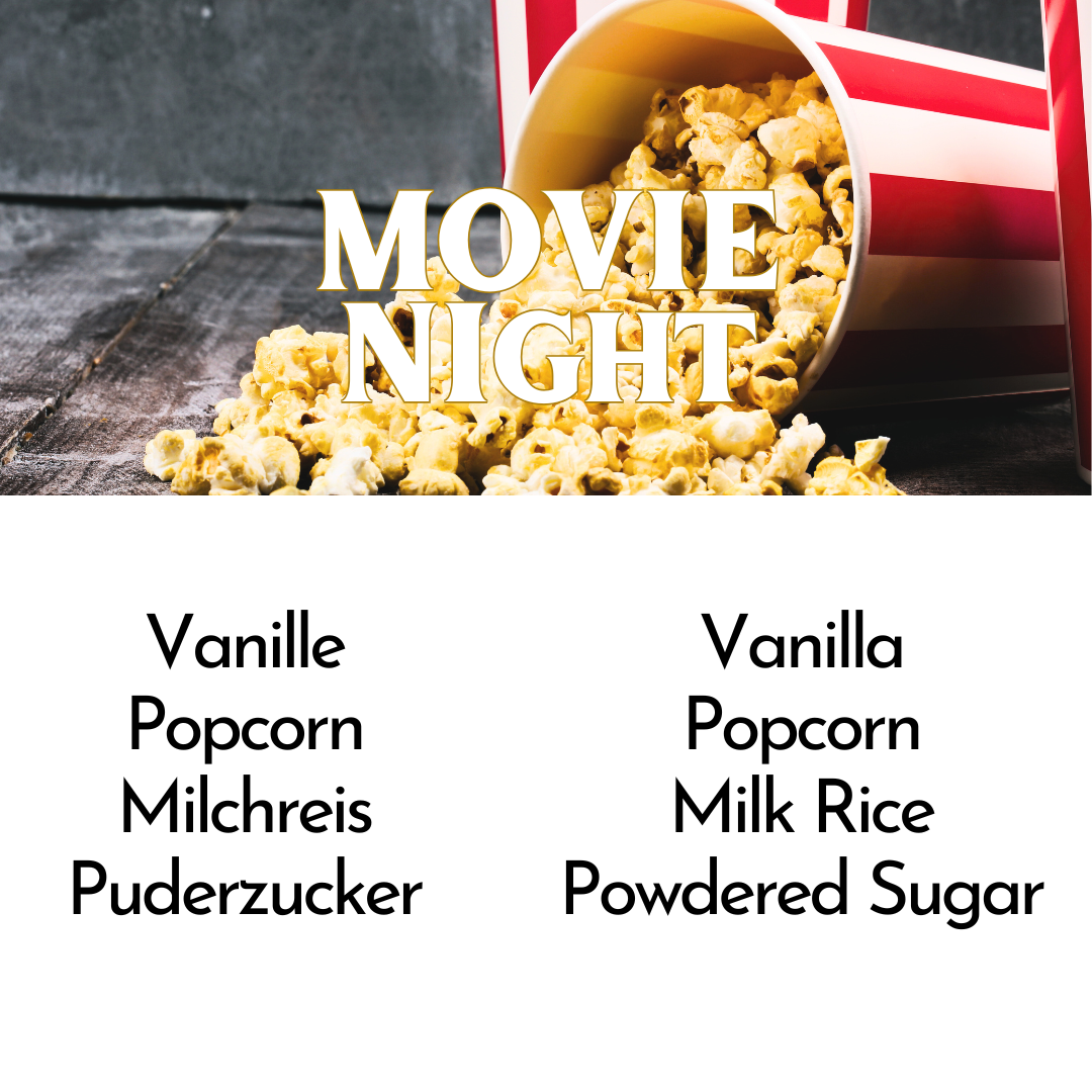 Duftbeschreibung  Man Cave Kerze Movie Night