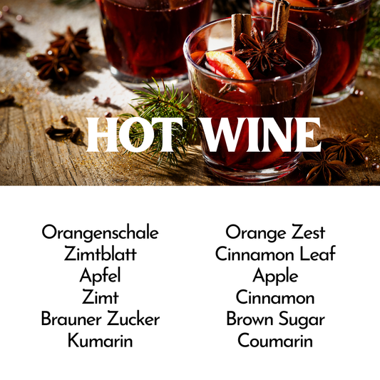 Man Cave HOT WINE Duftkerze für Männer LIMITED EDITION