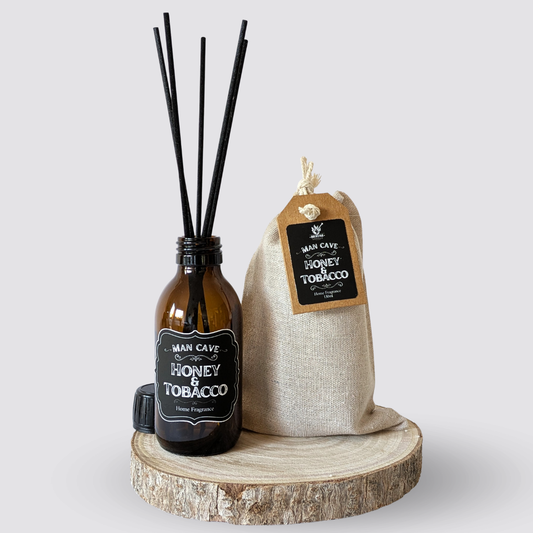 Man Cave Raumduft Reed Diffuser HONEY & TOBACCO