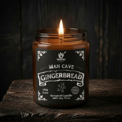 Man Cave GINGERBREAD Duftkerze für Männer LIMITED EDITION