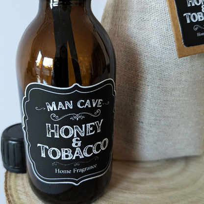 Man Cave Raumduft Reed Diffuser HONEY & TOBACCO