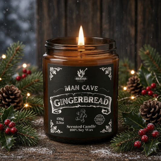 Man Cave GINGERBREAD Duftkerze für Männer LIMITED EDITION