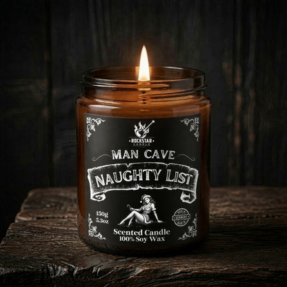 Man Cave NAUGHTY LIST Duftkerze für Männer LIMITED EDITION