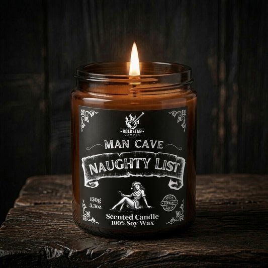 Man Cave NAUGHTY LIST Duftkerze für Männer LIMITED EDITION
