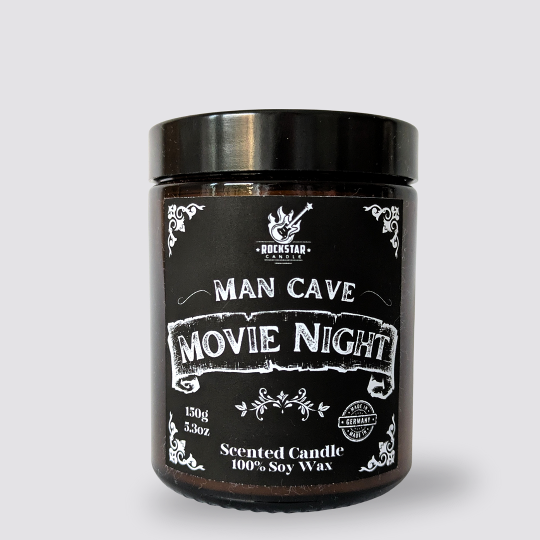 Man Cave MOVIE NIGHT Duftkerze für Männer