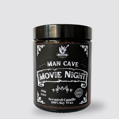 Man Cave MOVIE NIGHT Duftkerze für Männer