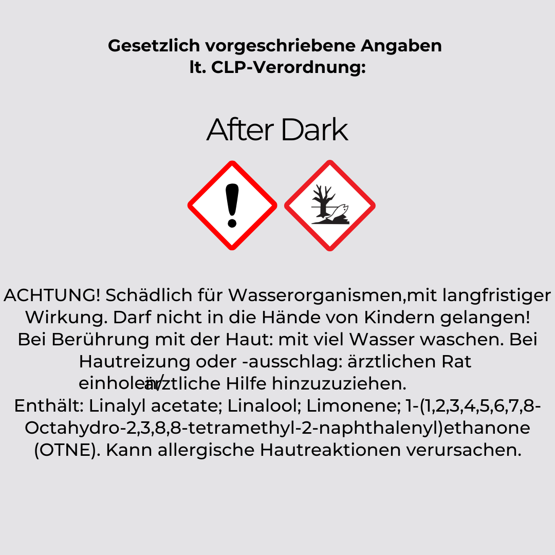 CLP Verordnung Man Cave After Dark
