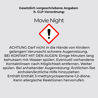 Man Cave MOVIE NIGHT Duftkerze für Männer