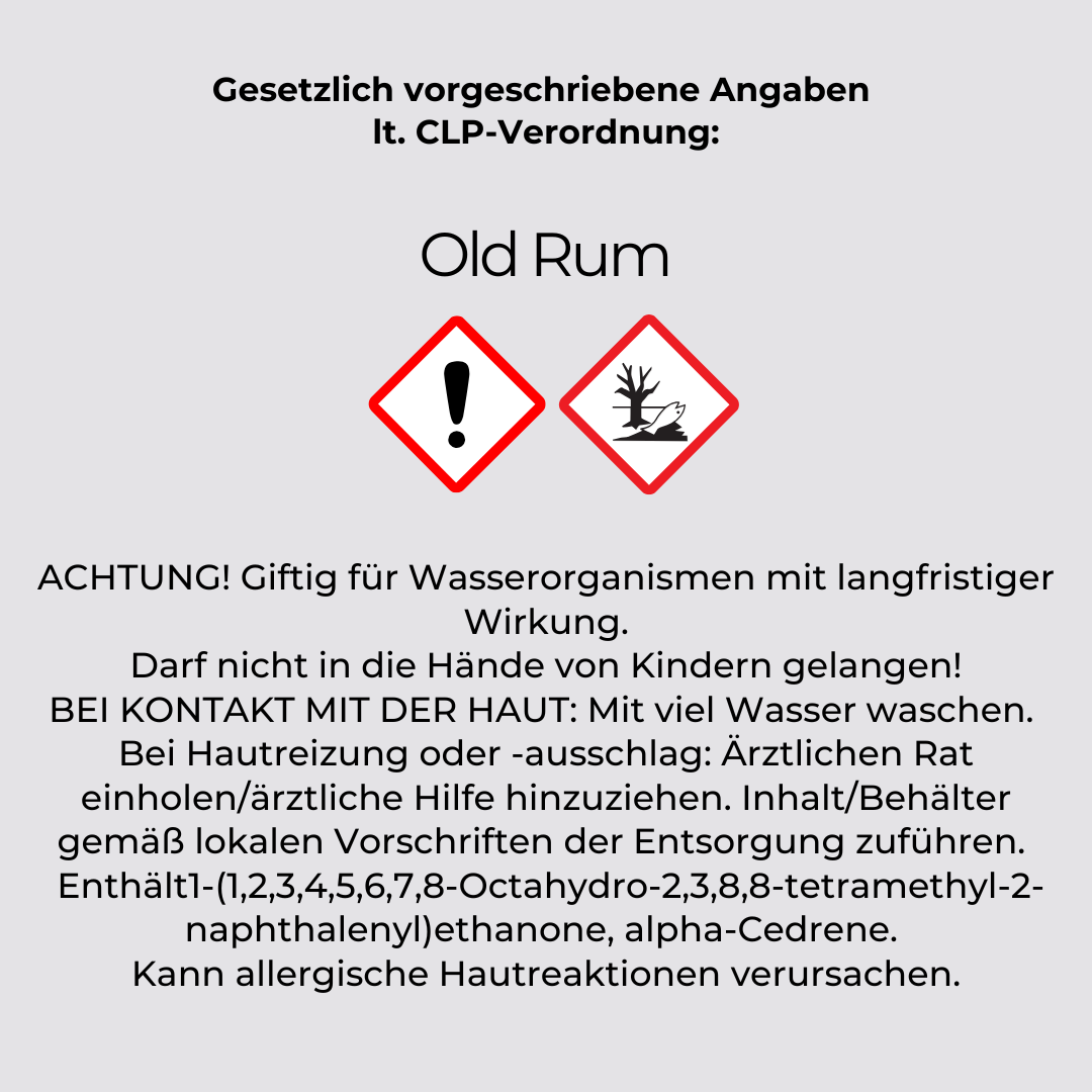 Man Cave OLD RUM Duftkerze für Männer