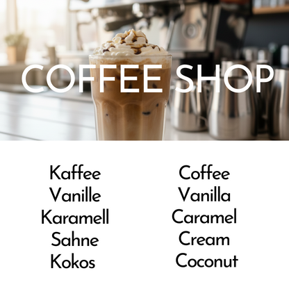 Duftbeschreibung Coffee Shop Kerze Sänger