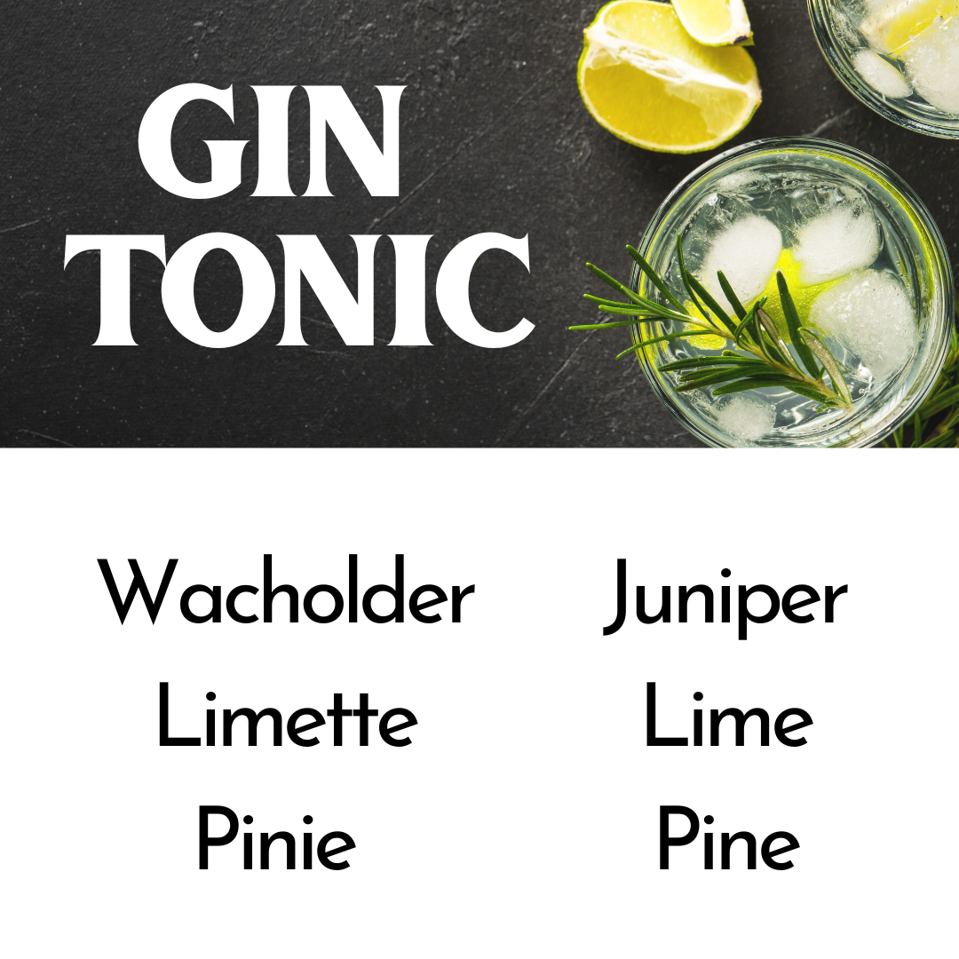 Duftbeschreibung Gin Tonic Wacholder Limette Pinie