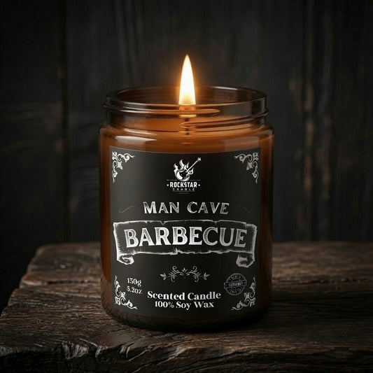 Man Cave Barbecue Kerze mit Grillgeruch für Männer