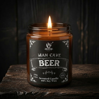 Man Cave Beer Kerze für Männer GI rustikal