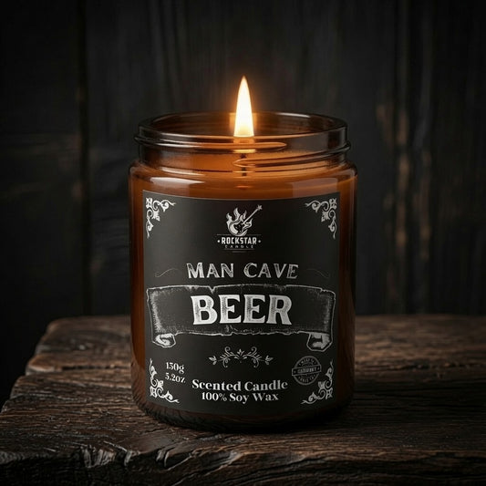 Man Cave Beer Kerze für Männer GI rustikal