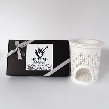 wax melts geschenkset box und duftlampe