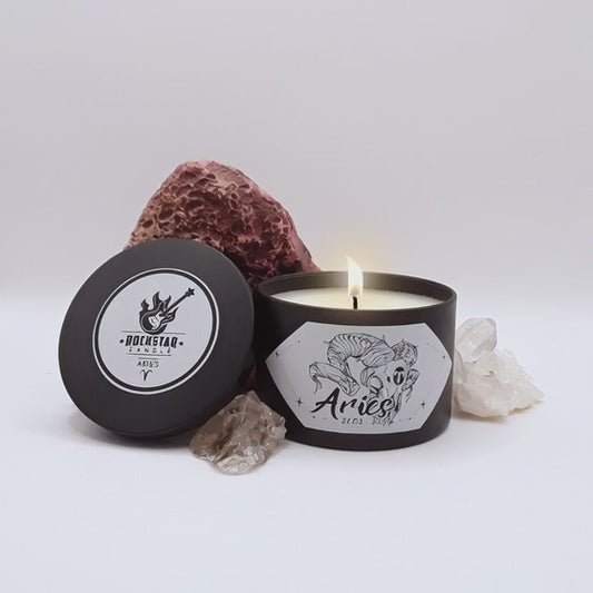 Sternzeichen WIDDER Sojawachs Duftkerze