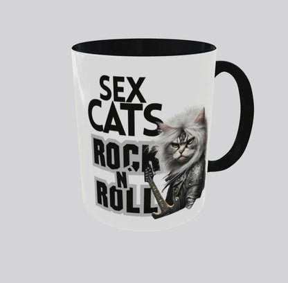 Videoanimation Sex Cats Rock n Roll Tasse Kaffeebecher