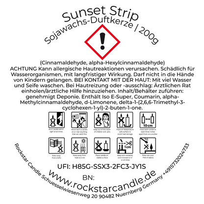 TEMPLE OF LOVE Sojawachs Duftkerze