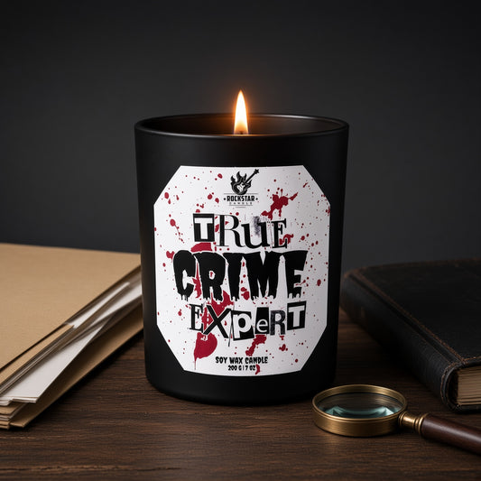 TRUE CRIME EXPERT Soy Wax Scented Candle